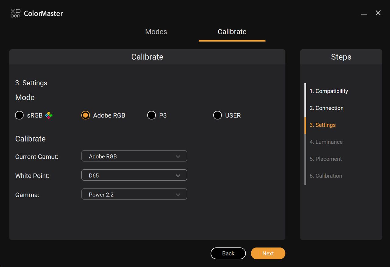 Screenshot of a calibration report for the XPen Artist Pro 24 (Gen 2) 4K drawing tablet