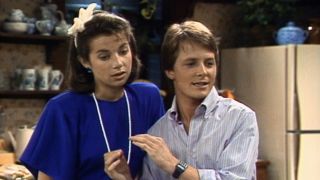 Alex and Mallory Keaton in Family Ties