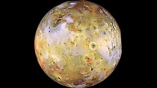 Jupiter’s moon Io is the most volcanically active world in the solar system. This high-resolution image of Jupiter’s fifth moon was captured by NASA’s Galileo spacecraft and was published on 18, Dec. 1997. 