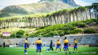 Kaizer Chiefs players training