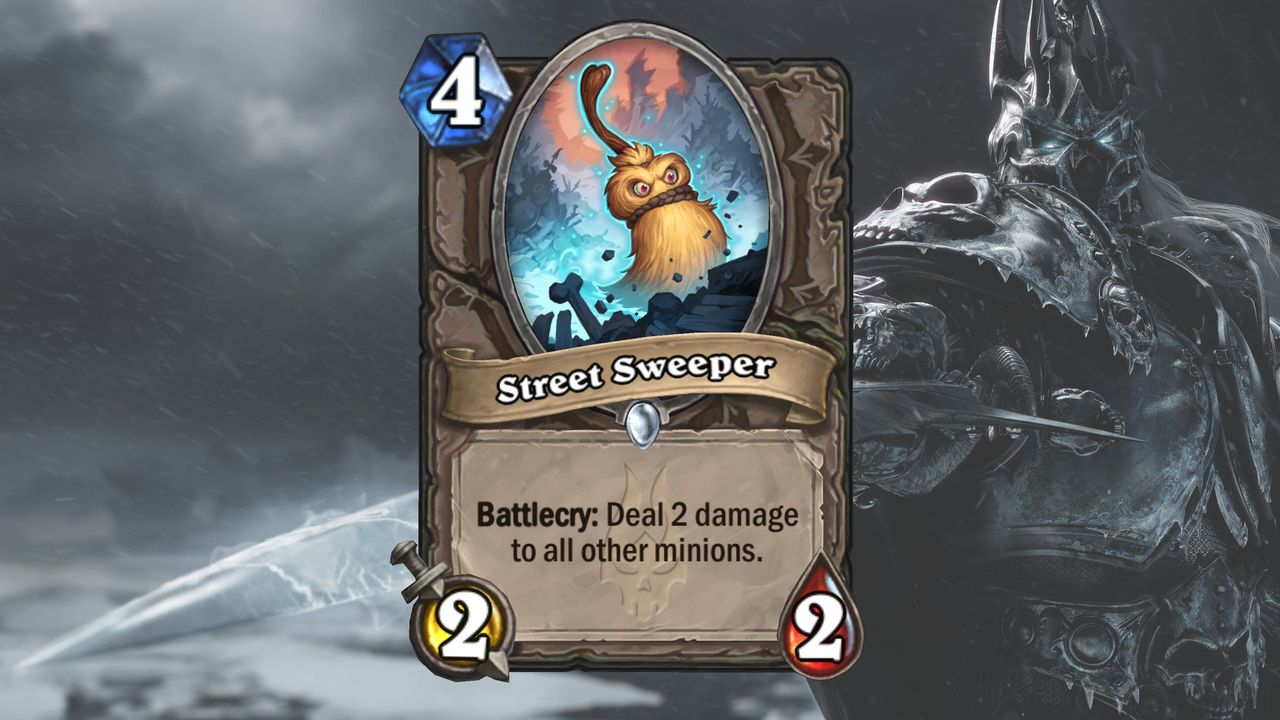 Cards and art from Hearthstone's March of the Lich King expansion.