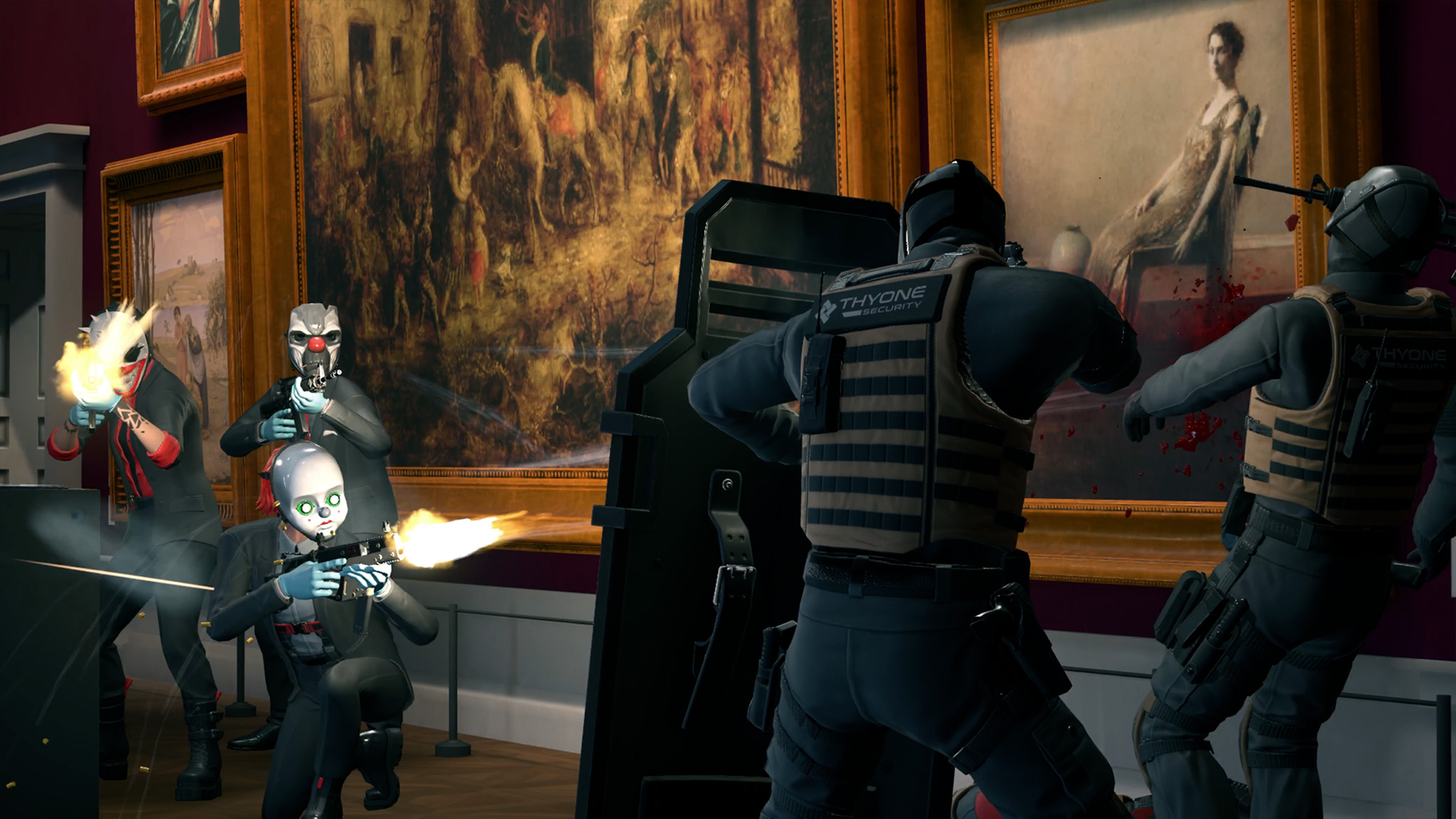 An official screenshot of Payday: Aces High