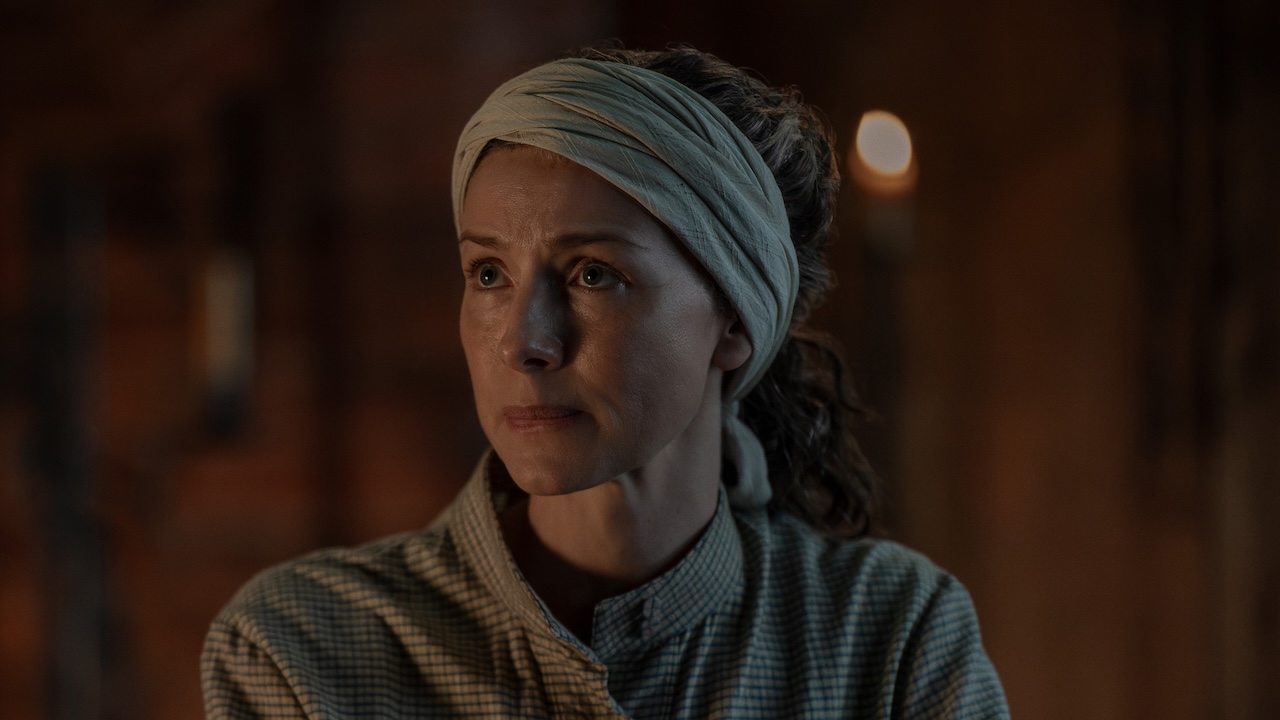 Claire ready for surgery on Fraser's Ridge in Outlander Season 8x03