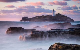 Godrevy Lighthouse, nr St Ives, Cornwall, England