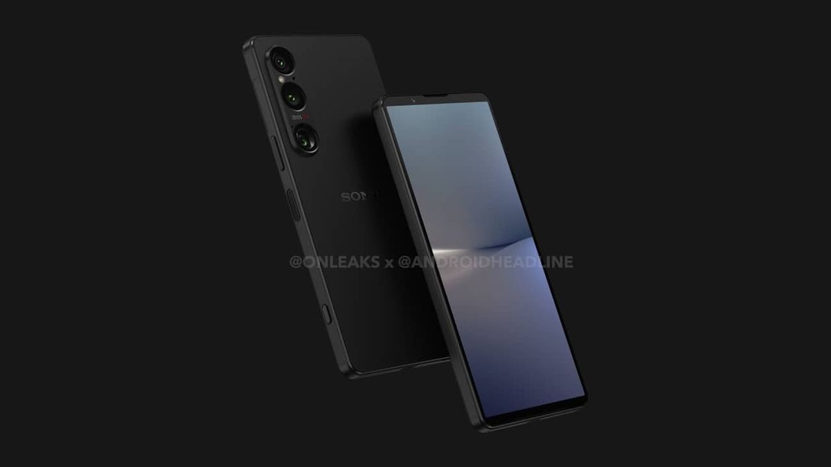 Sony Xperia 1 VI renders in black