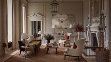 A neutral living room