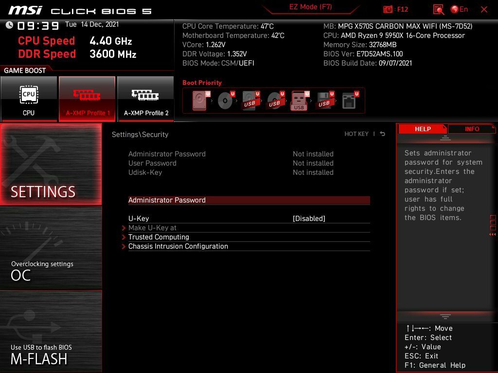 MSI X570S Carbon EK X