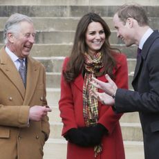 King Charles and the Prince and Princess of Wales visit Scotland in 2013