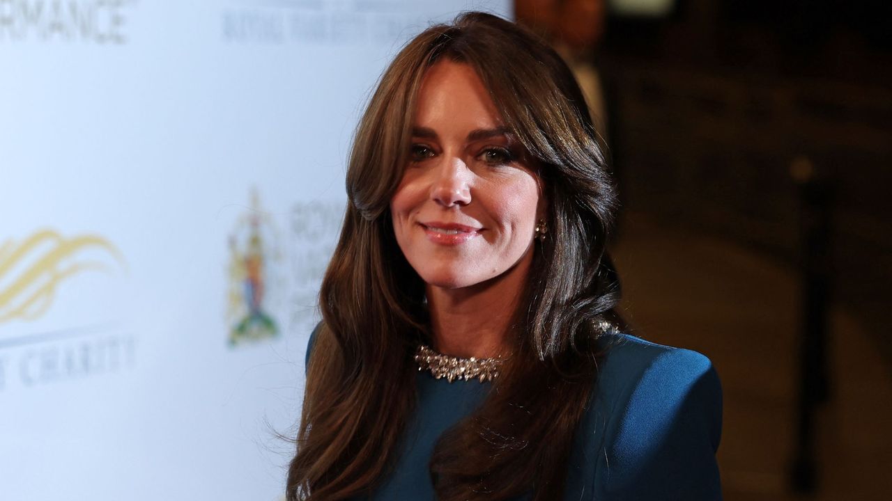 The Princess of Wales arrives at the Royal Variety Performance 2023 at Royal Albert Hall 