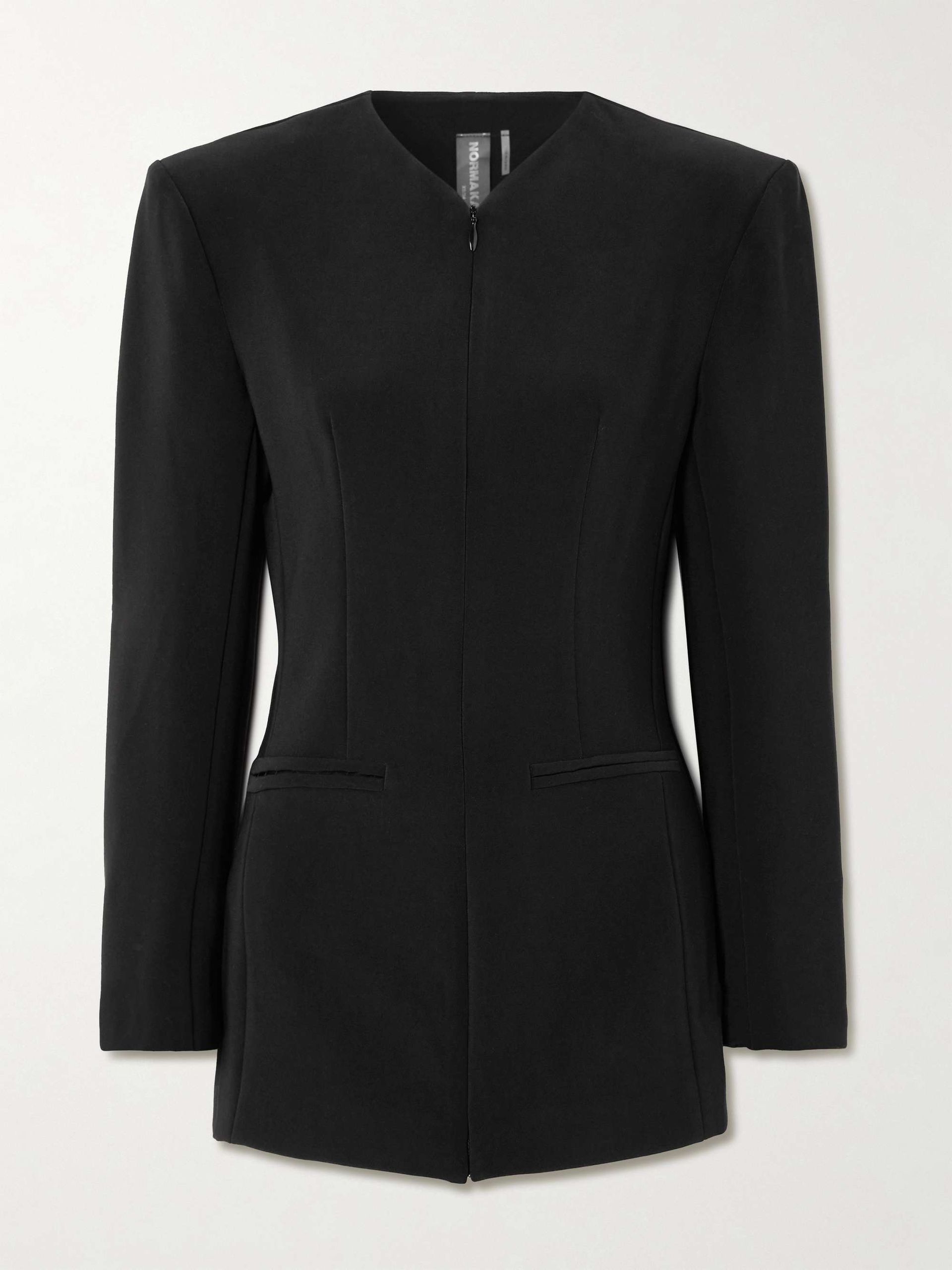 Paneled Ponte Jacket
