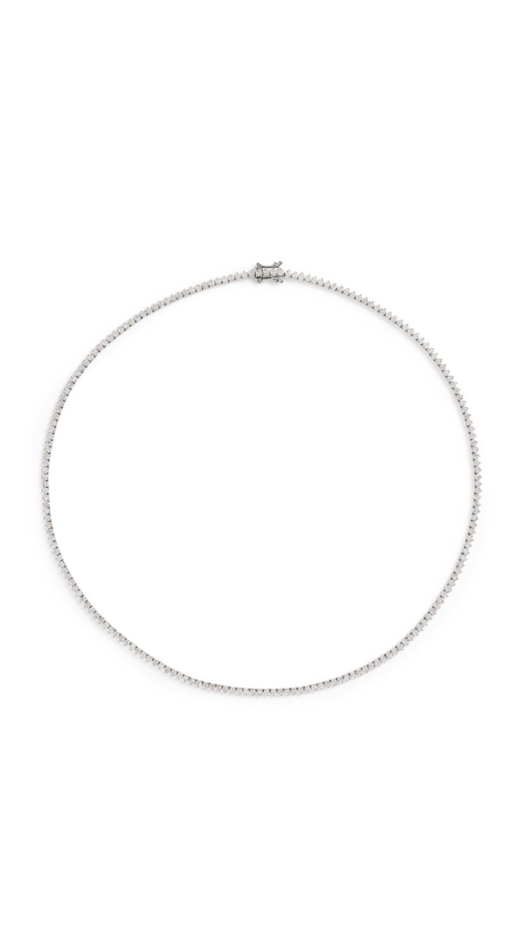 Harrods, White Gold and Diamond Tennis Necklace (5.25ct)