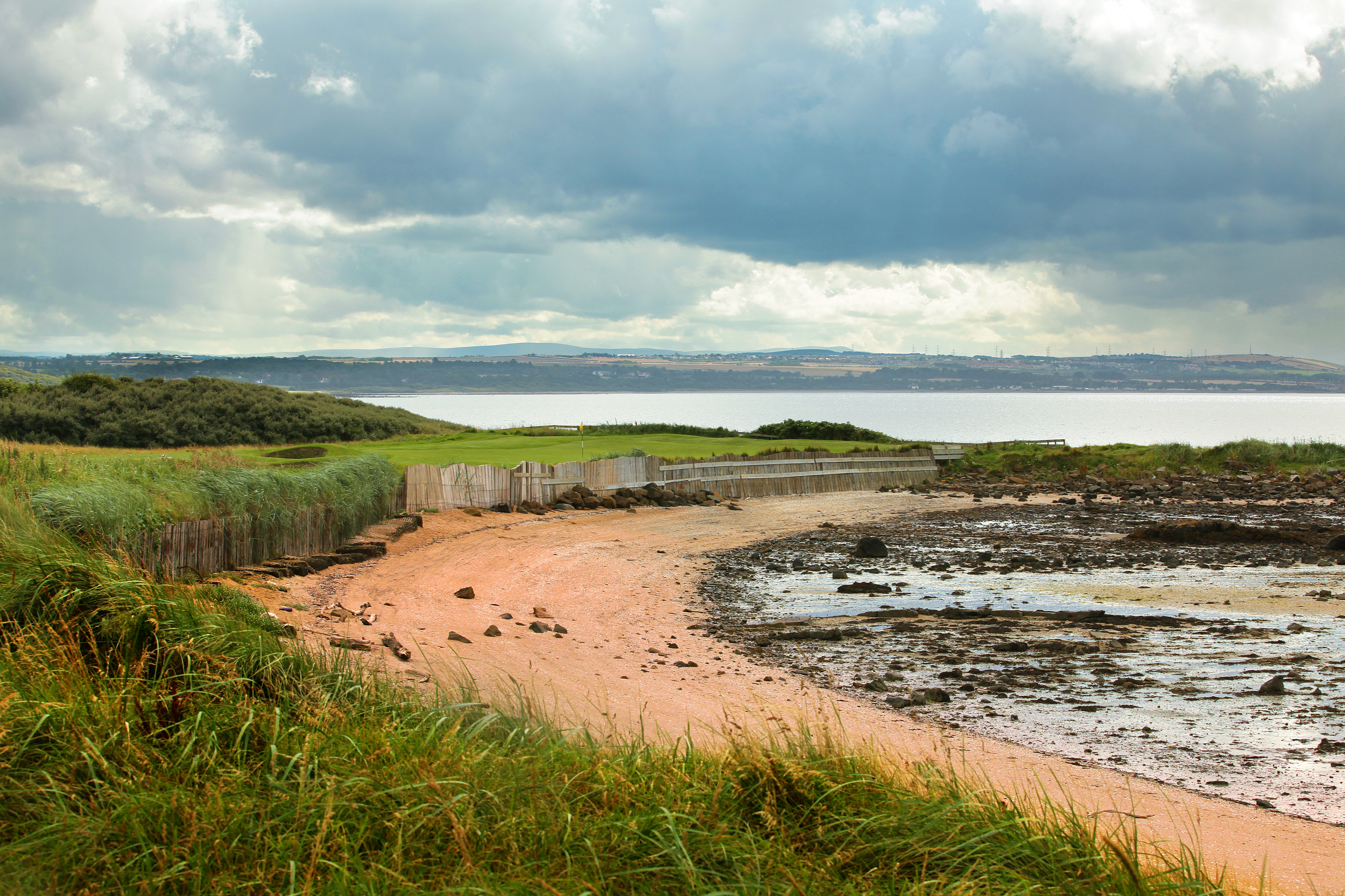 The par-3 8th at Kilspindie Golf Club