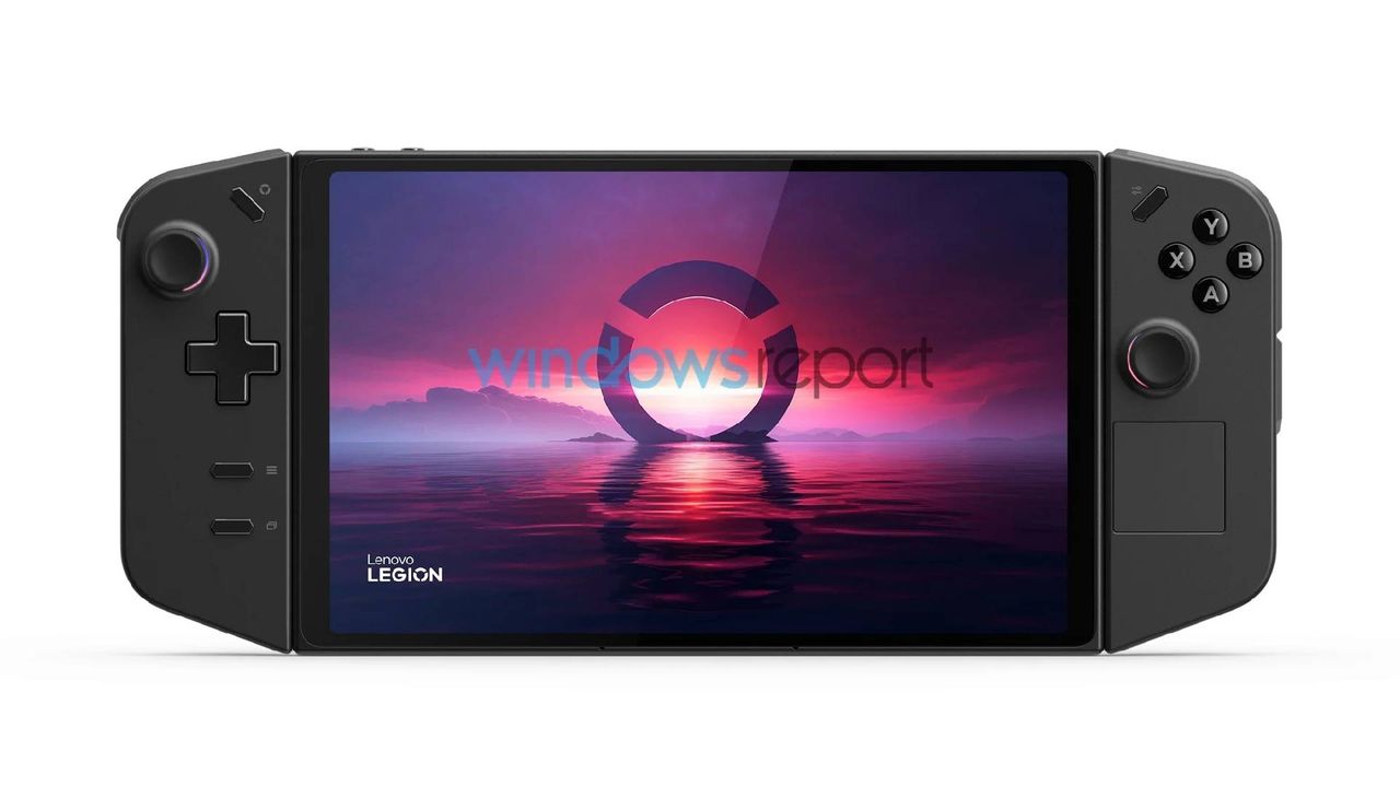 Lenovo Legion Go handheld face on
