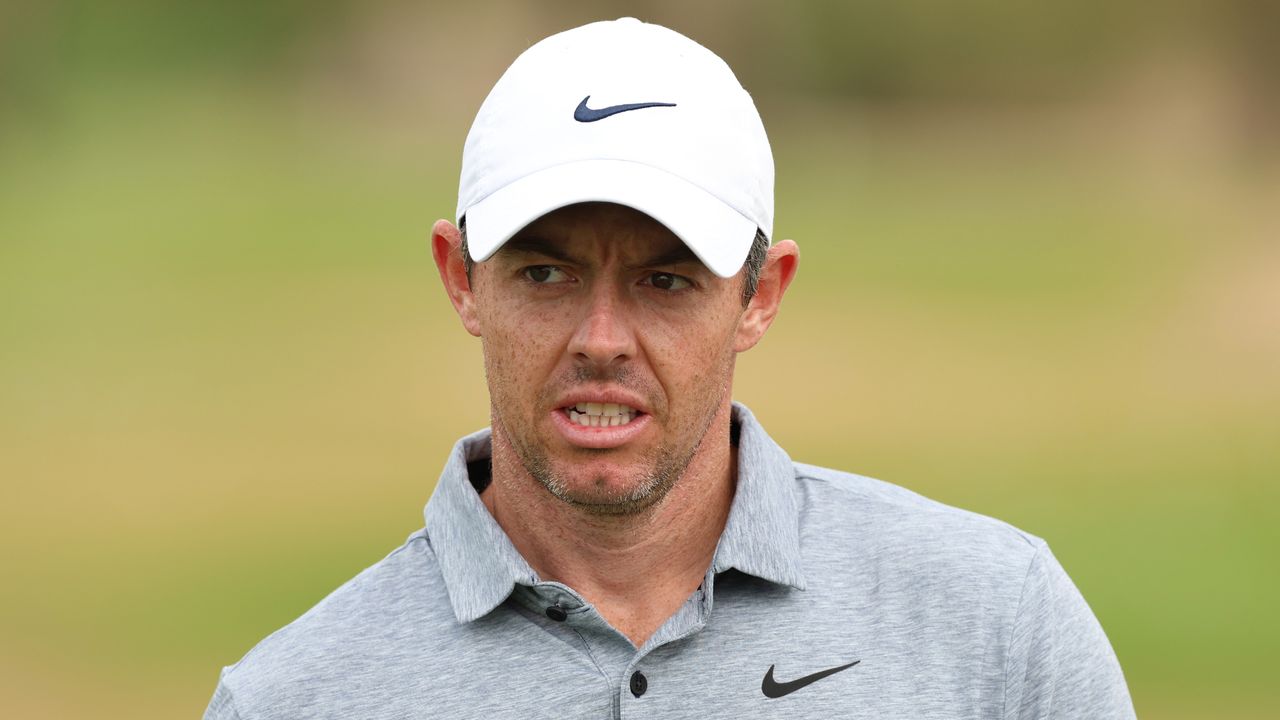 Rory McIlroy in preparation for the 2023 Hero Dubai Desert Classic