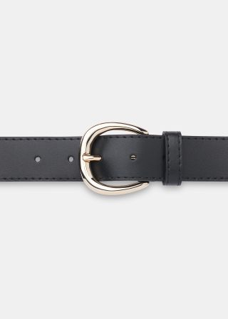 Black Wide Belt