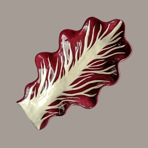 Minnie-Mae Studio, Giant Radicchio Leaf Serving Dish