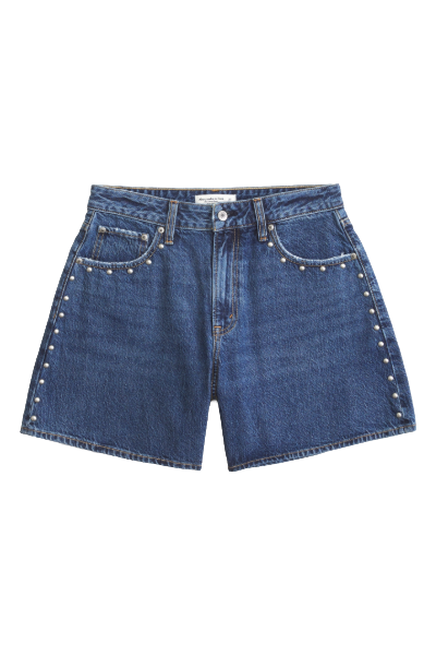 Abercrombie & Fitch , Curve Love High Rise Loose Shorts (Were $70) 