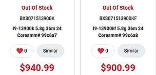 Intel Raptor Lake pricing via Canadian retailer