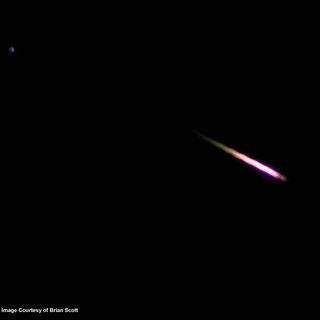 The Leonids meteoroids orbit the Sun in the opposite direction of Earth moving through Earth’s upper atmosphere at a higher relative speed.