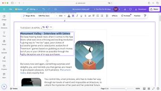 Canva PDF editor during our latest review process