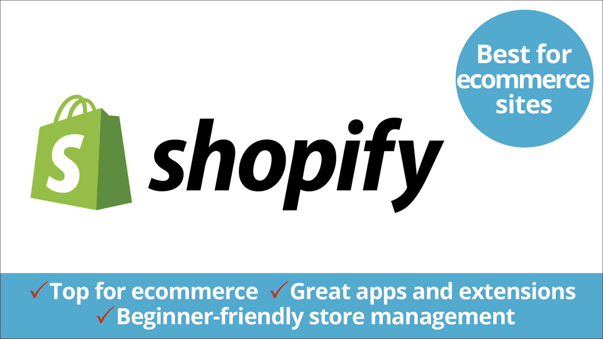 Shopify logo and guide info