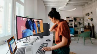 Dell 40-inch curved monitor