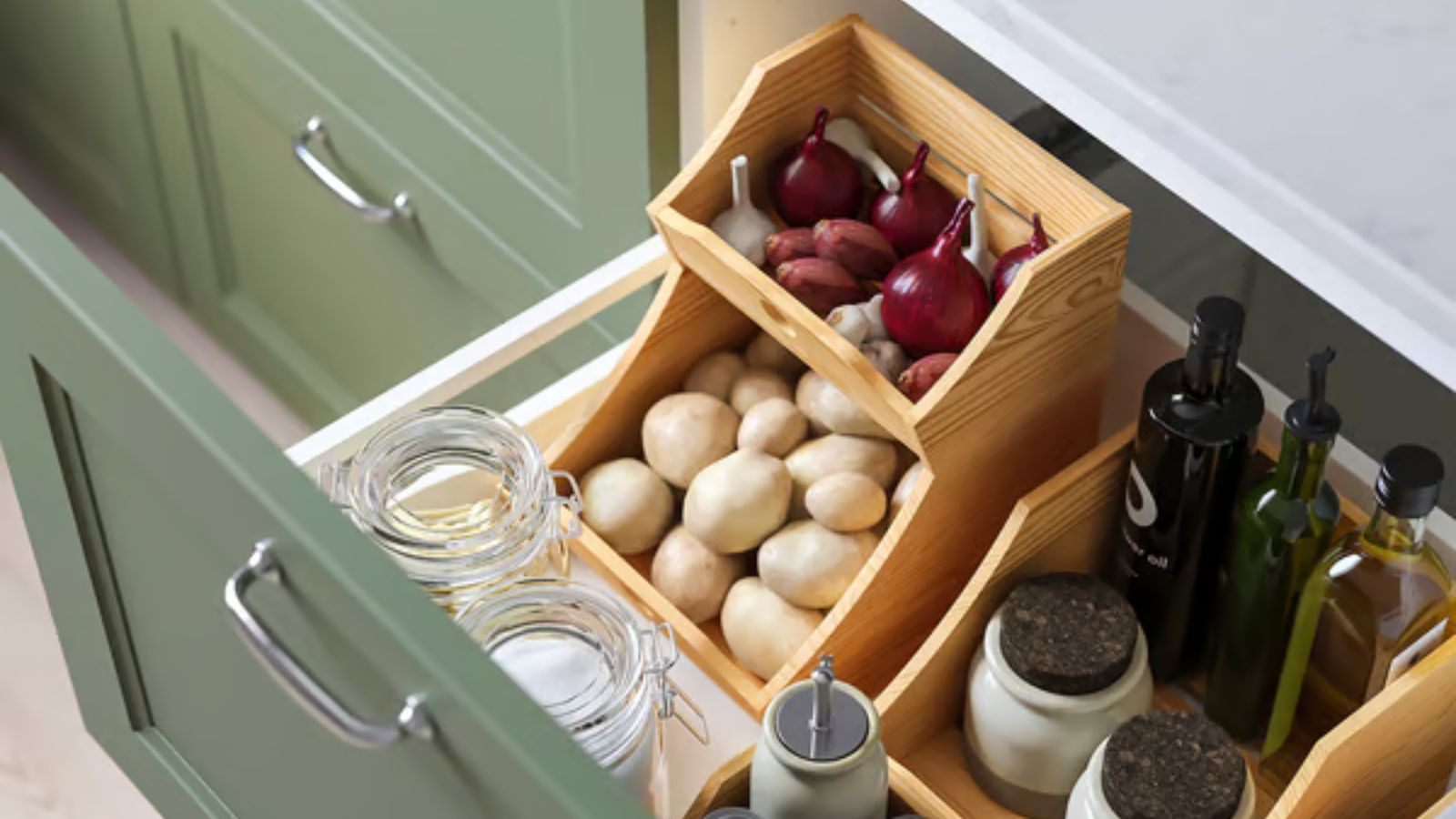 IKEA’s Clever $14 Kitchen Storage Find Makes Countertops and Drawers Look Cleaner, More Organized, and Less Cluttered