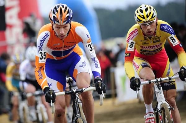 Gerben de Knegt (Rabobank) and Sven Vanthourenhout (Sunweb-Projob)