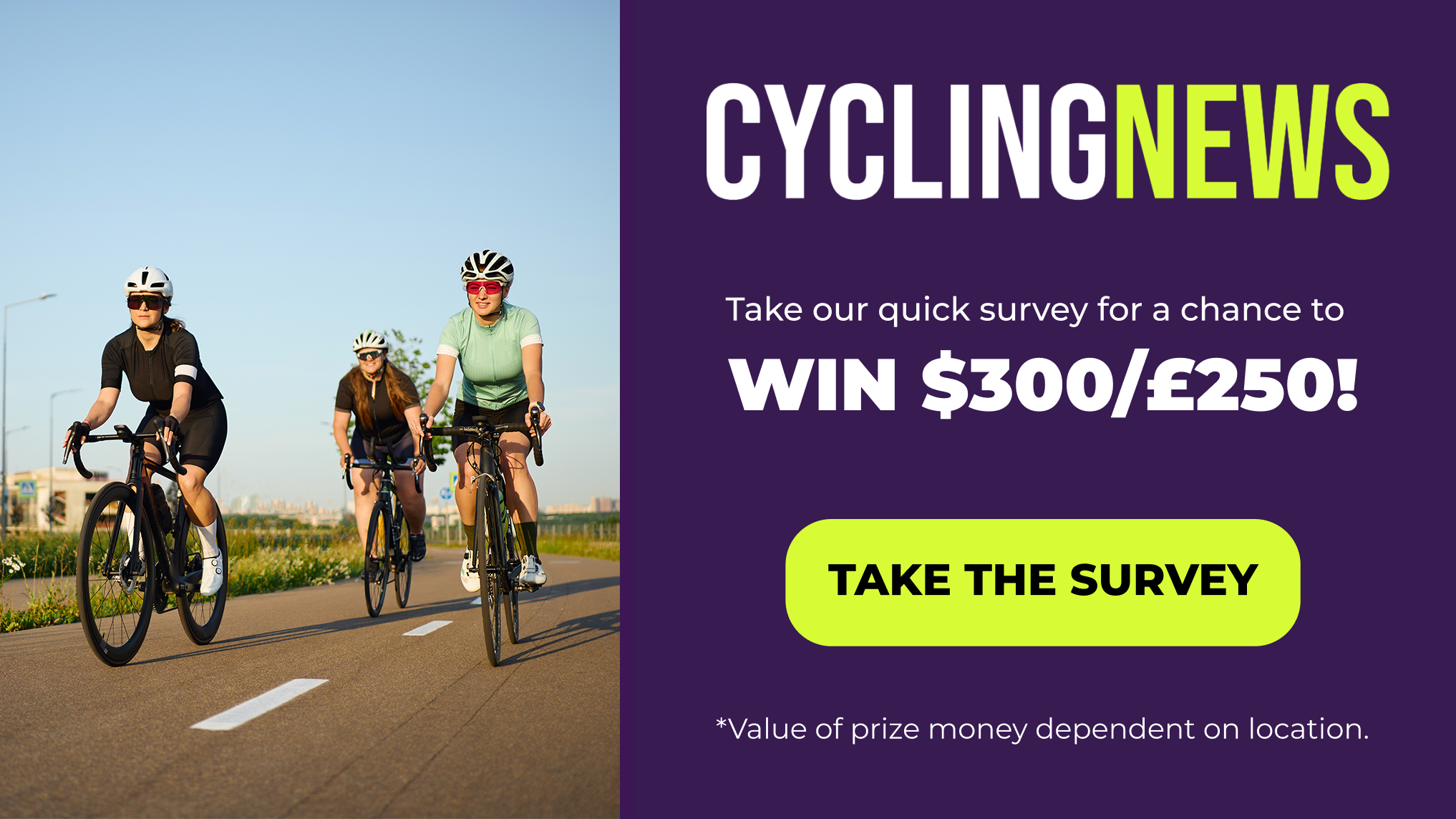 Take our survey and help to shape the future of women's cycling