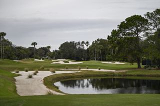 A general view of the 12th hole at Sawgrass Country Club