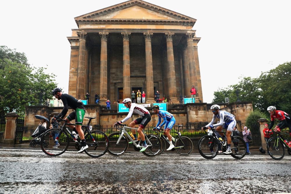 The wet roads left little time to admire the views
