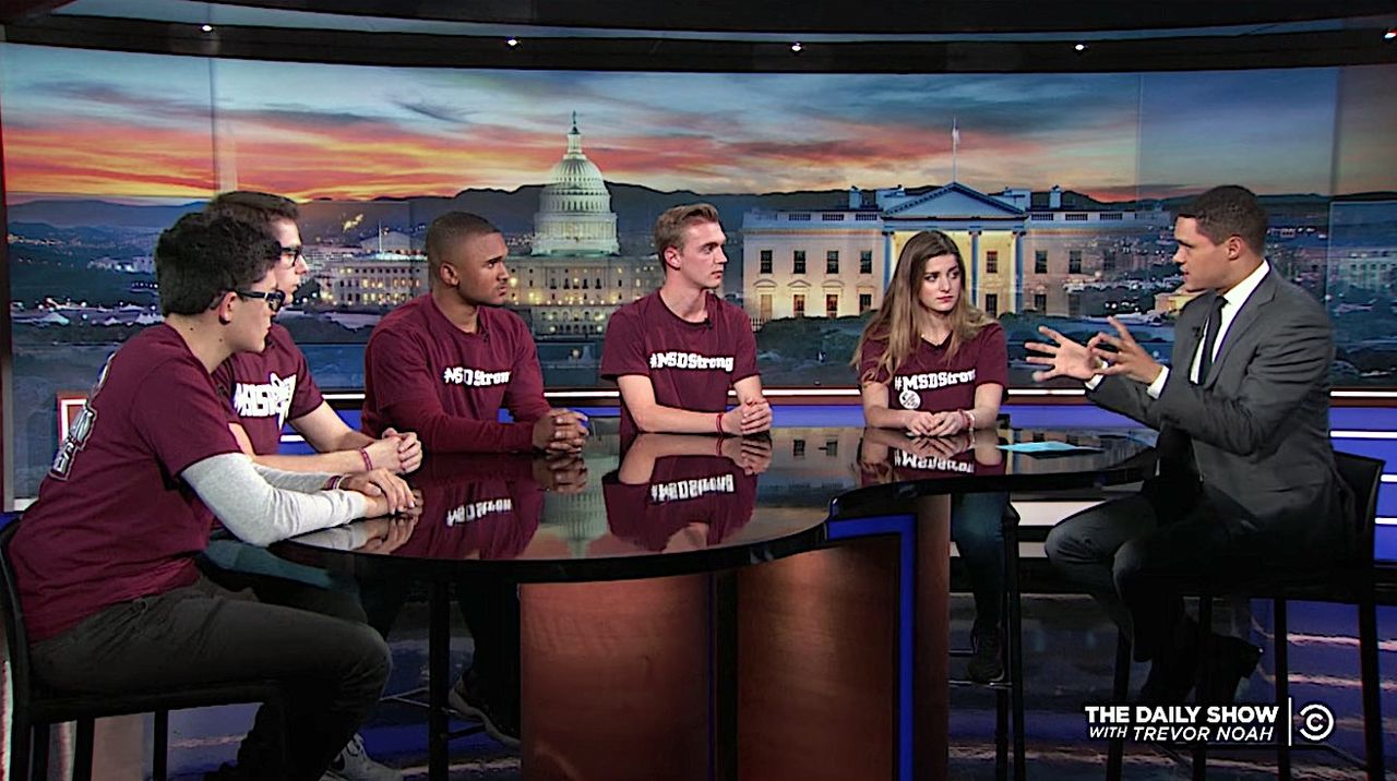 Trevor Noah sits down with Parkland students