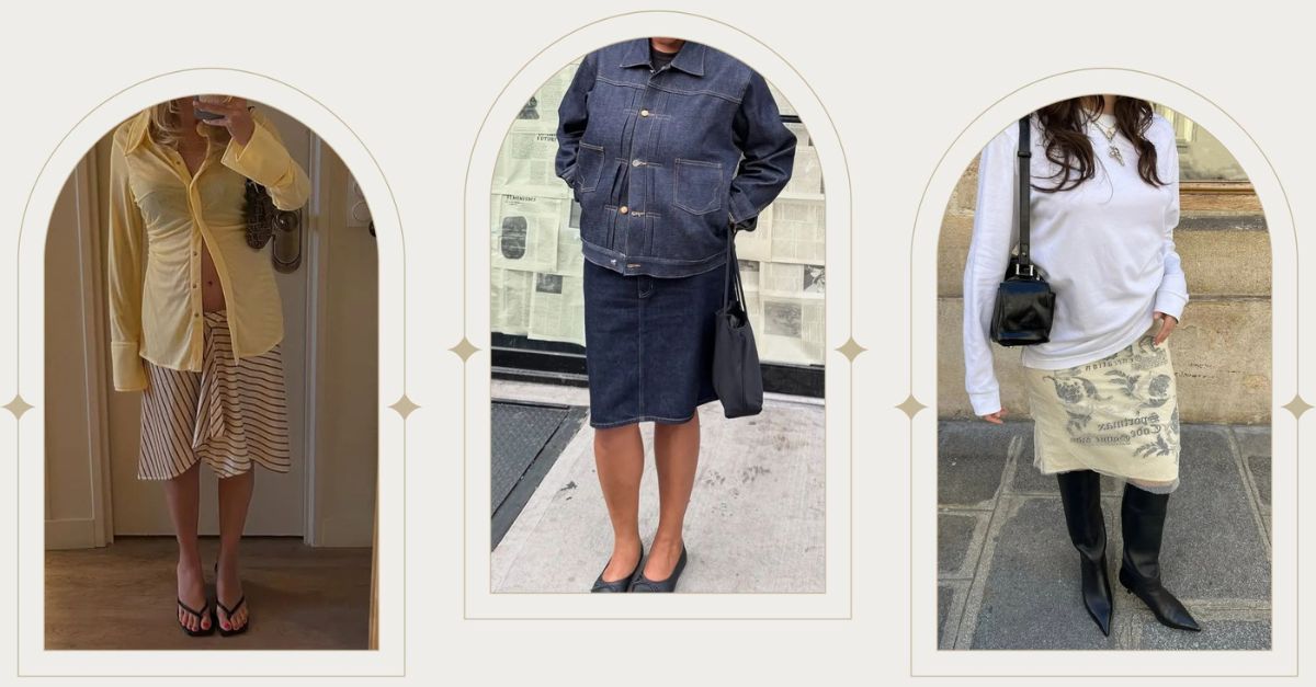 The Knee-Length-Skirt Trend Is Taking Over Summer 2025