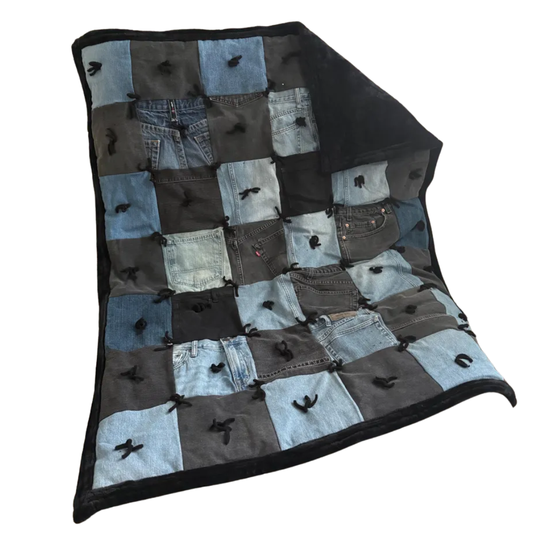 Etsy, Denim Blanket by Poshdenim