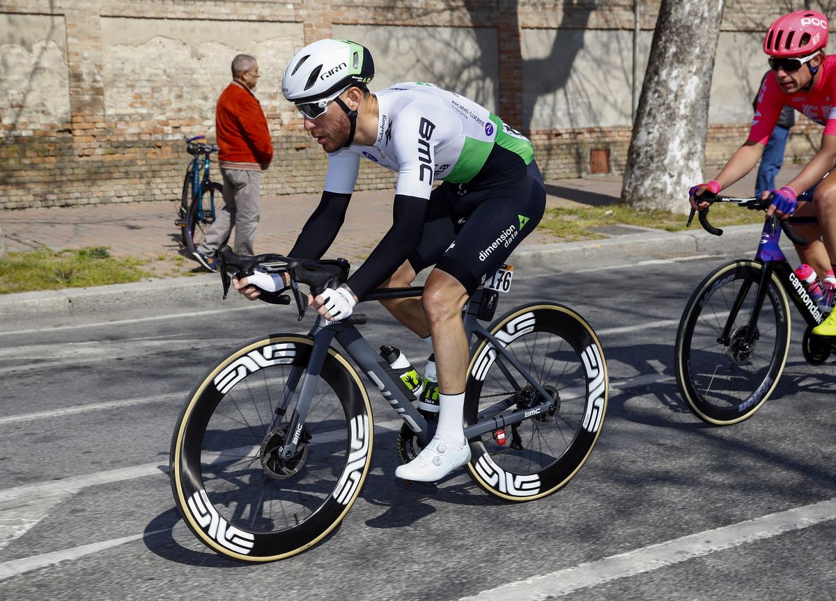 Giacomo Nizzolo, Dimension Data's main threat for a result.