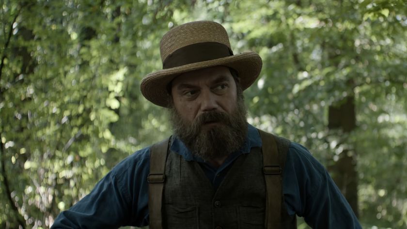 Michael Shannon&#039;s Garfield at home on his farm in Death By Lightning 