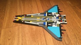 Lego NASA Space Shuttle Discovery - build in progress