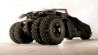 The Wayne Enterprises Experience "The Tumbler" Batmobile, from the rear