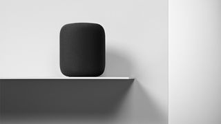 Homepod 2 on a shelf