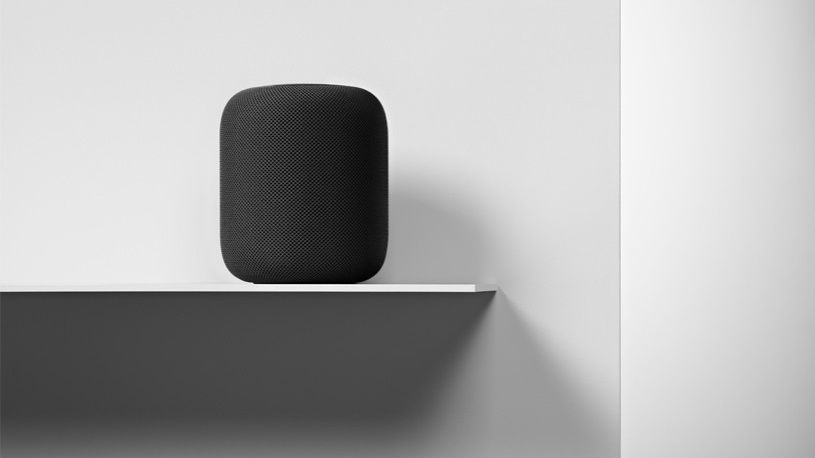 Homepod 2 on a shelf