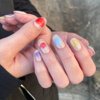 Rainbow Nail Trend