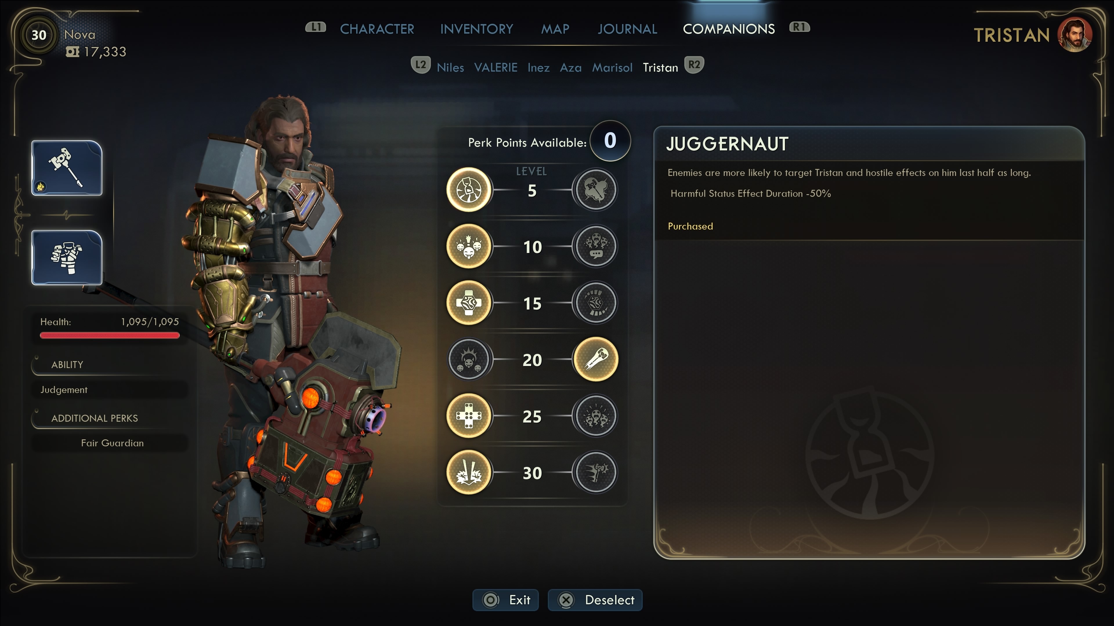 Outer Worlds 2 Tristan companion