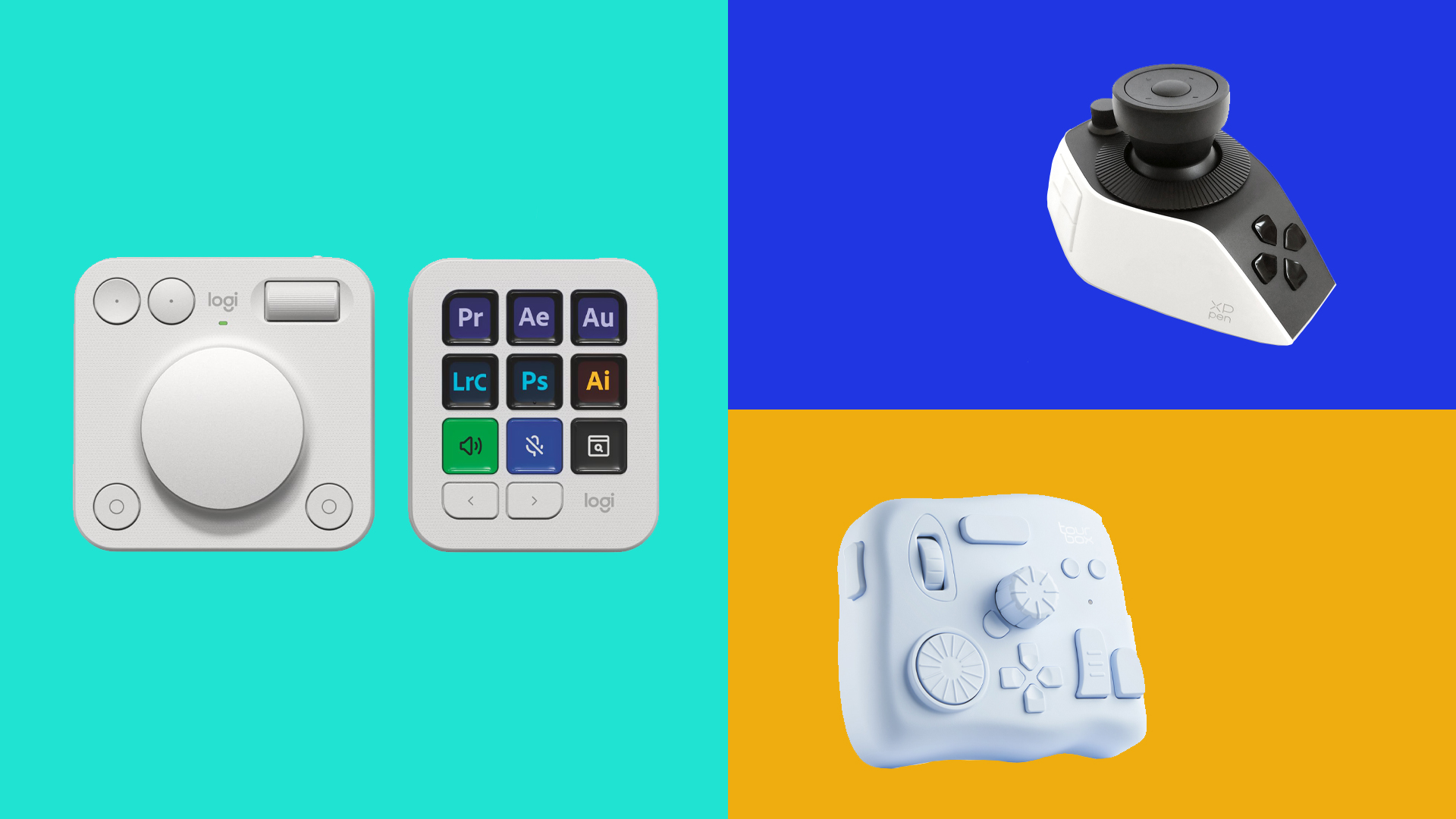 Three of the best editing consoles. 