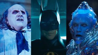 Devito as The Penguin in Batman Returns, Keaton returns as Batman in The Flash, and Arnold Schwarzenegger as Mr. Freeze in Batman & Robin 