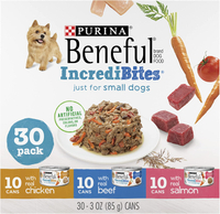 Purina Beneful Small Breed Wet Dog Food Variety Pack
RRP: $27.78 | Now: $20.58 | Save: $7.20 (24%)