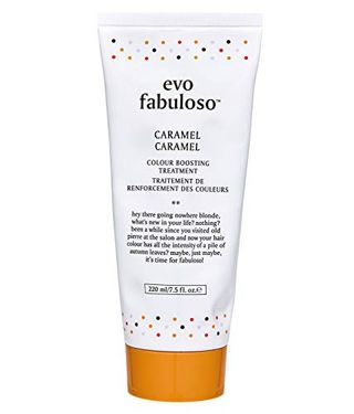 Evo Fabuloso - Tratamento de reforço de cor caramelo - Condicionador de cuidados com a cor para cabelos tingidos - Tratamento capilar nutritivo para cabelos secos e reforço instantâneo da cor - 220 ml / 7,5 fl oz