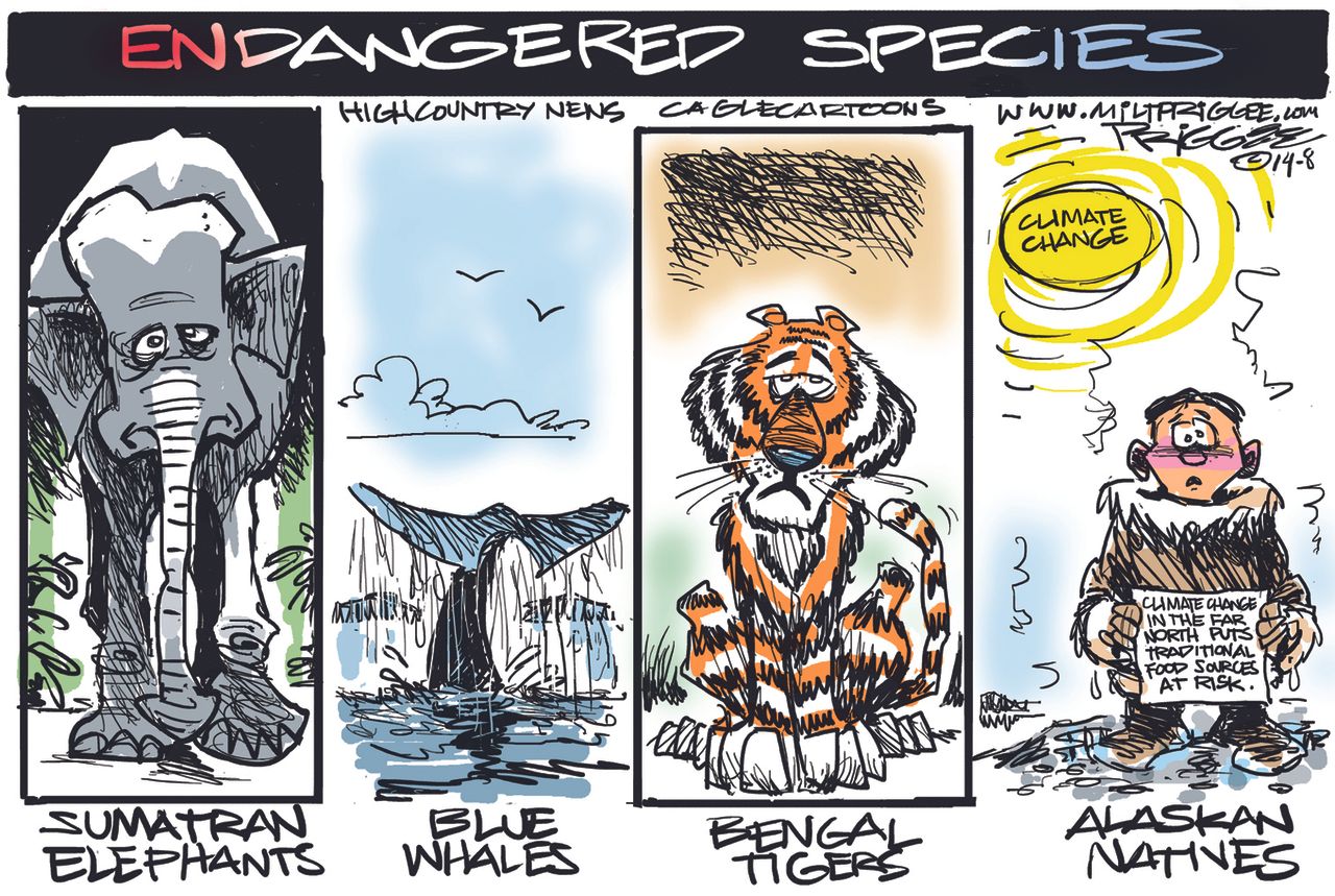 
Editorial cartoon U.S. Climate Change environment