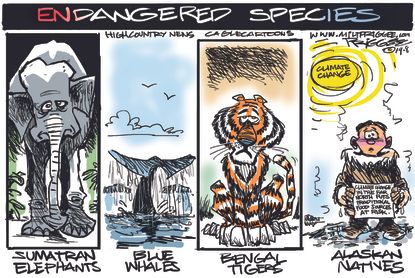 
Editorial cartoon U.S. Climate Change environment