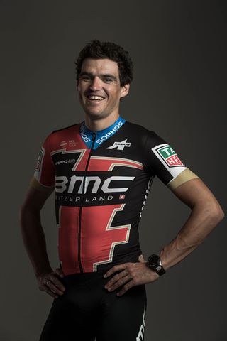 Greg Van Avermaet shows off the BMC Racing kit for 2018