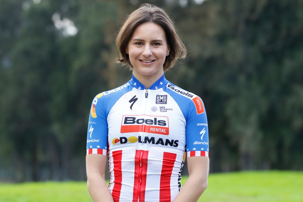 USA national road champion Megan Guarnier